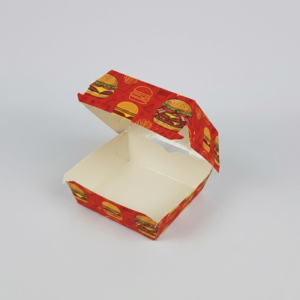 Paper Box Burger Custom