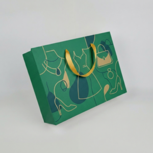 Paper Shopping Bag Handle Pita Custom